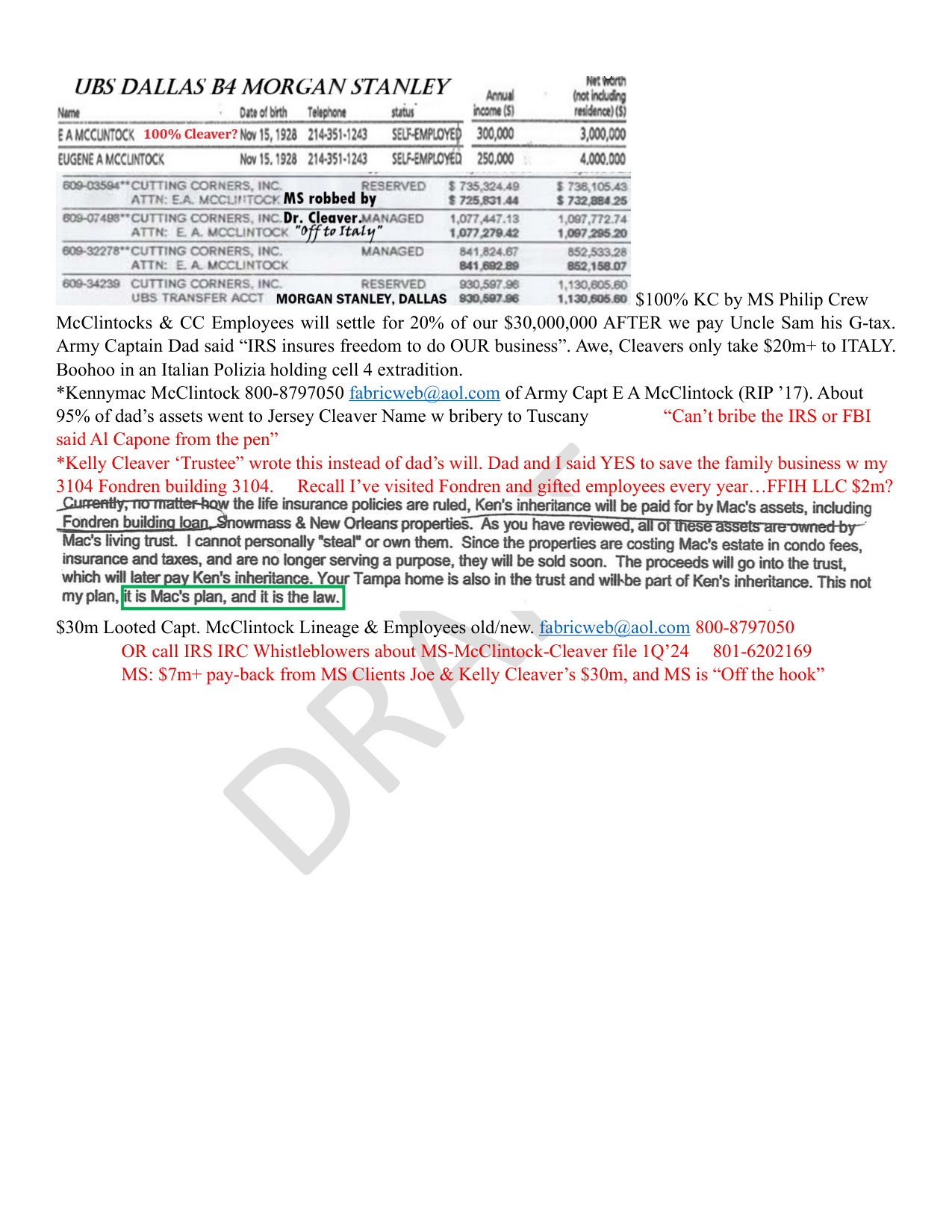 Tax Fraud Document Page 5